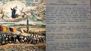 NCERT Class 10 History Chapter 1  Rise of Nationalism in Europenotes in discription [upl. by Nadirehs511]