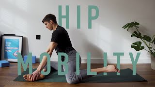 12 Minute Hip Mobility Routine FOLLOW ALONG [upl. by Akcirret]