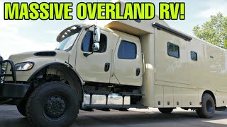 MASSIVE RV 4x4 OffRoad Motorhome Overlanders Dream The Showhauler [upl. by Roosnam]