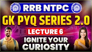 GK PYQ SERIES 20 FOR RAILWAY EXAMS  RRB NTPCALPRPFGROUPD  LECTURE  6  PARMAR SSC [upl. by Erreip997]