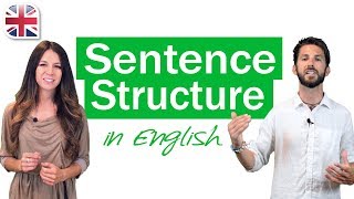 English Sentence Structure  English Grammar Lesson [upl. by Annahsirhc]