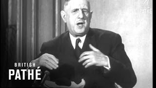 De Gaulle Speaks On Algeria 1960 [upl. by Bishop250]