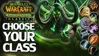 WoW Burning Crusade Classic Class Picking Guide [upl. by Nosemyaj]