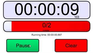 Online Stopwatch Loop Timer Demo [upl. by Aisatnaf]