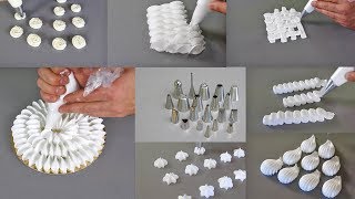 Como utlilizar las boquillas esenciales en pastelería How to use the essential nozzles for pastry [upl. by Wood]