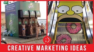 47 Creative Marketing and Guerilla Marketing Ideas Slideshow [upl. by Eladnwahs]