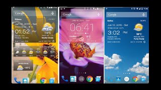 How to Display Dual Weather Widget on Android Phone [upl. by Ellehcen806]