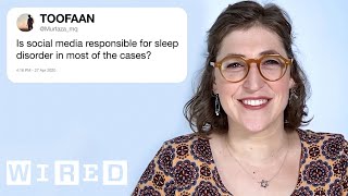 Mayim Bialik Answers Neuroscience Questions From Twitter  Tech Support  WIRED [upl. by Estrin477]