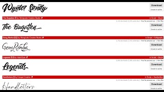 How to download fonts from dafontcom and install it [upl. by Ayarahs23]