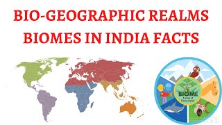 Introduction to Biogeographic Realms of World amp Biomes of India for UPSCPSC Exams [upl. by Mahseh826]