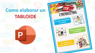 Como elaborar un Tabloide en PowerPoint [upl. by Rhetta235]