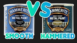 Hammerite smooth v hammered whats the difference [upl. by Jarlath100]