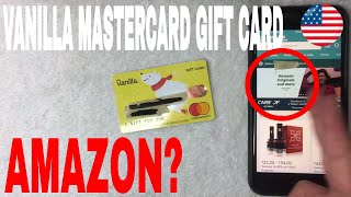 ✅ Can You Use Vanilla Mastercard Gift Card On Amazon 🔴 [upl. by Lachman894]