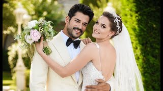 Burak Özçivit and Fahriye Evcen Wedding ❤️ First Interview as Husband and Wife English Subtitles [upl. by Aisatan267]