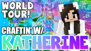 💙 Minecraft WORLD TOUR Craftin w Katherine Ep 50 [upl. by Mahseh]