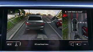 Audi 360 degree cameras system Audi A6 A7 A8 Q8  1001cars [upl. by Ettenav699]