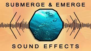 Water Submerge amp Emerge  Free Sound Effect [upl. by Amoihc947]