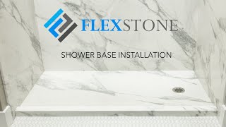 FlexStone Shower Base Installation [upl. by Nycila354]