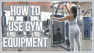 HOW TO USE GYM EQUIPMENT  Upper Body Machines [upl. by Asseram365]