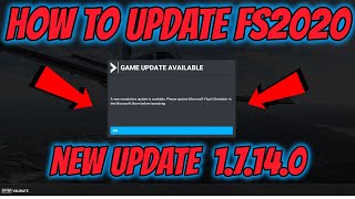 How To Update Microsoft Flight Simulator 2020 New Update [upl. by Lucchesi]