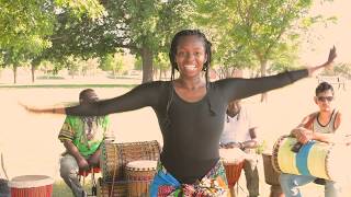 West African Dance Instructional Dance Class KuKu Style [upl. by Aitnyc678]