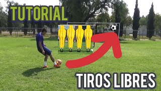 Como Cobrar un Tiro Libre  Tutorial Tiros Libres Futbol [upl. by Shakti]