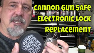 Cannon Gun Safe New NL Lock and Keypad Replacement  Part 2 [upl. by Nerrak262]