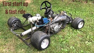 building the YZ85 shifter kart part 3 [upl. by Shuping622]