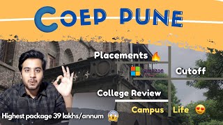 COEP Pune College review 2021 ❤️ Placement  Cutoff  Campus  Hostel life 😍College of Engineering [upl. by Ruprecht997]