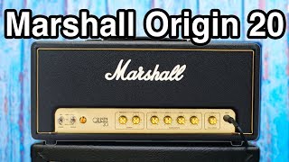 Marshall Origin 20 Head  Classic Sound Modern Features [upl. by Ahsiek]