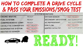 How To Complete A Drive Cycle amp Pass Emissions amp Smog Test Life Hack [upl. by Aleda]