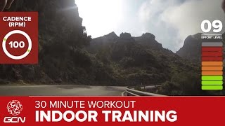 30 Minute Workout  Indoor Cycling Hill Climb Training [upl. by Aicac515]