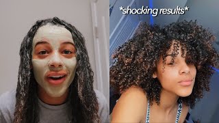 I Used The Aztec Clay Mask On My Skin And Curly Hair [upl. by Magnolia]