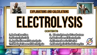 Electrolysis And Faraday’s Laws Explanations amp Calculations [upl. by Naamann853]