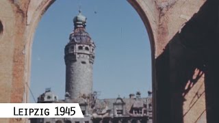 Leipzig in April 1945 in color and HD [upl. by Natsud]