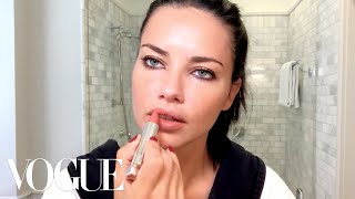 Adriana Lima Gets Ready for a Night Out  Beauty Secrets  Vogue [upl. by Dittman]