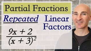 Partial Fractions Repeated Linear Factors [upl. by Bonni]