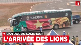 CAN 2022  Larrivée des Lions indomptables • RFI [upl. by Randell]