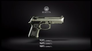 Beretta 92FS Compact L Inox M9A1 [upl. by Craddock212]