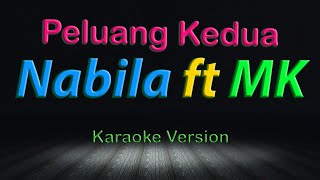 NABILA feat MK  PELUANG KEDUA Karaoke [upl. by Lougheed]