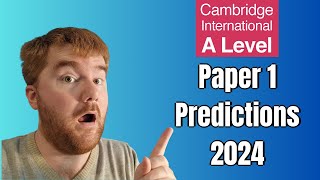 A Level CIE Maths Paper 1 Predictions May 2024 [upl. by Llatsyrc]