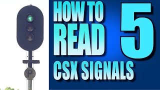 How To Read Signals On The CSX Part 5  ABS Signals [upl. by Nomsed]