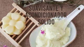 Acondicionador sólido y suavizante para el cabello casero🍃🥣 [upl. by Leone]