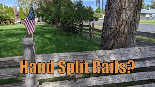 Repairing an old split rail fence  DIY [upl. by Sylera]