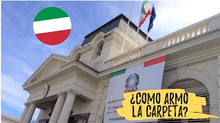 ¿CÓMO ARMAR LA CARPETA  Ciudadanía Italiana [upl. by Ahsik271]