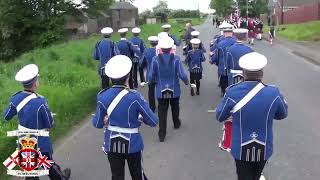 Ballinamallard Accordion Band 1  Brackey FB Parade 2023 [upl. by Procto]