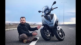 2018 Piaggio MP3 Yourban Review Insane Scooter with Car License [upl. by Enyawd]