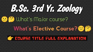 BSc Third Year Zoology  Major  Elective  Practical Course  In Detail [upl. by Poland816]