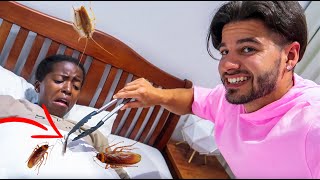 COCKROACH PRANK ON GIRLFRIEND MUST WATCH [upl. by Laband]