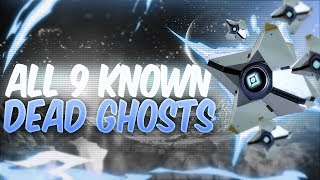 ALL 9 KNOWN DEAD GHOST LOCATIONS Destiny 2 Shadowkeep [upl. by Tra]